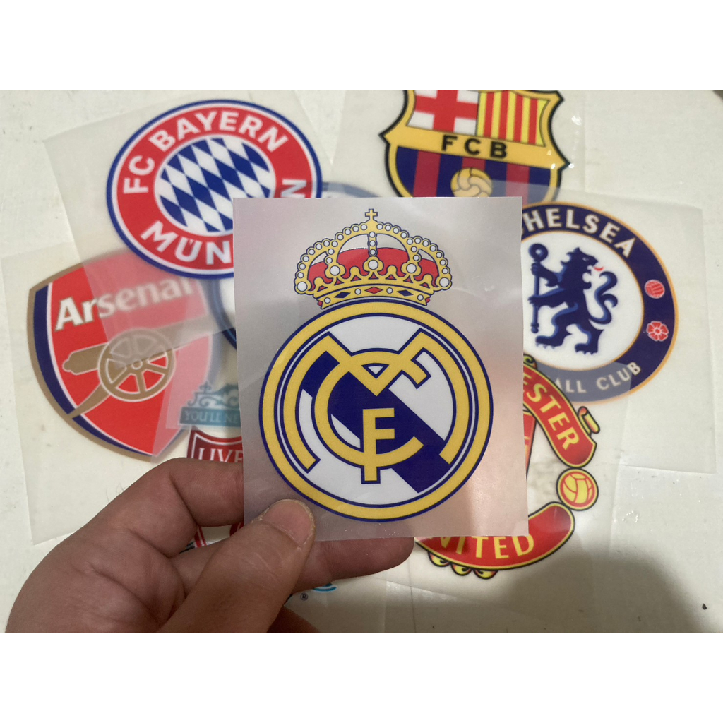 อาร์มติดเสื้อ โลโก้สโมสรฟุตบอล ตัวรีดทีมชาติฟุตบอล FC football club - YNYL