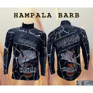 เสื้อตกปลา JK Thailand เสื้อกันยูวี ลาย HAMPALA BARB ป้องกันรังสี UV 80% แห้งเร็ว