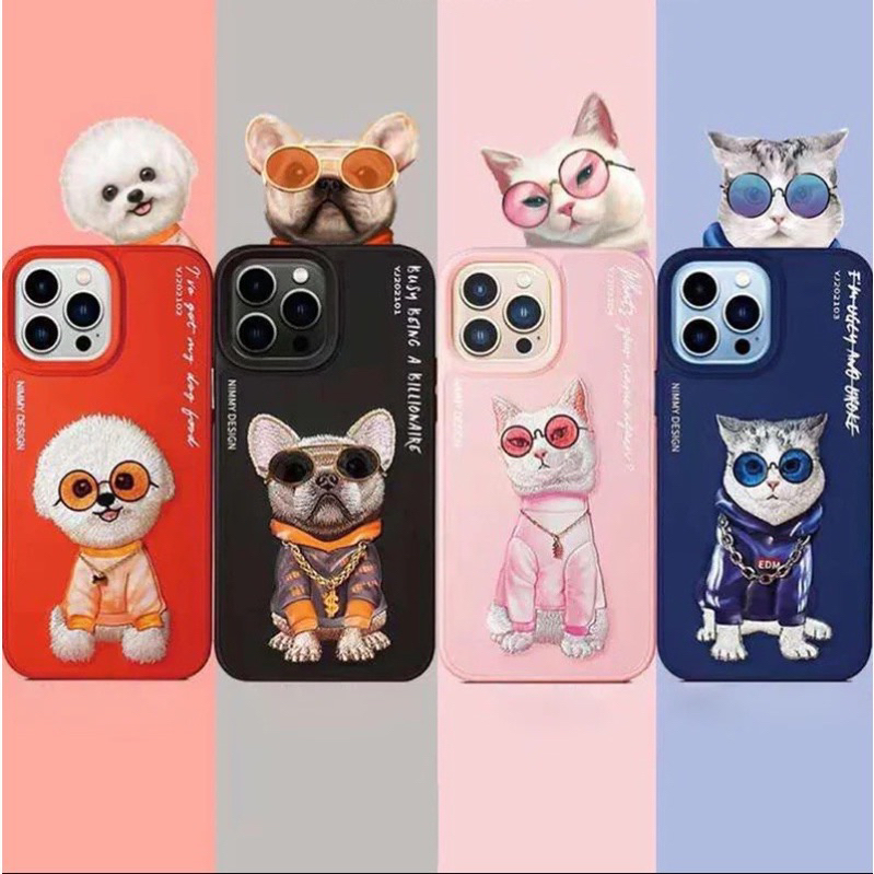 เคสมือถือiPhone ลายปักNIMMY