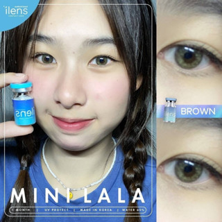 "💋 มีค่าสายตา 💋 ilens Mini lala Gray Brown 💋 บิ๊กอาย สุดปัง คอนแทคเลนส์ รายเดือน มีอย แถมตลับฟรี เลนส์นิ่ม สวยปังมาก"