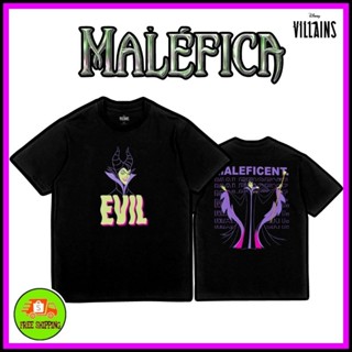 เสื้อDisney ลาย Malefica ( Villains ) สีดำ (TMX-006)