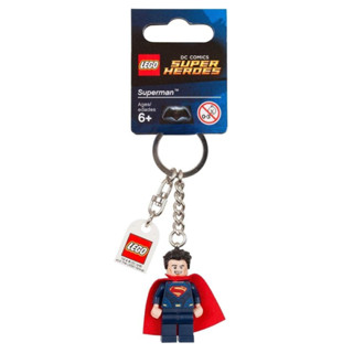 853590 : พวงกุญแจ LEGO DC Super Hero Superman Dark Blue Suit movie version Key Chain (ผลิตปี 2016)