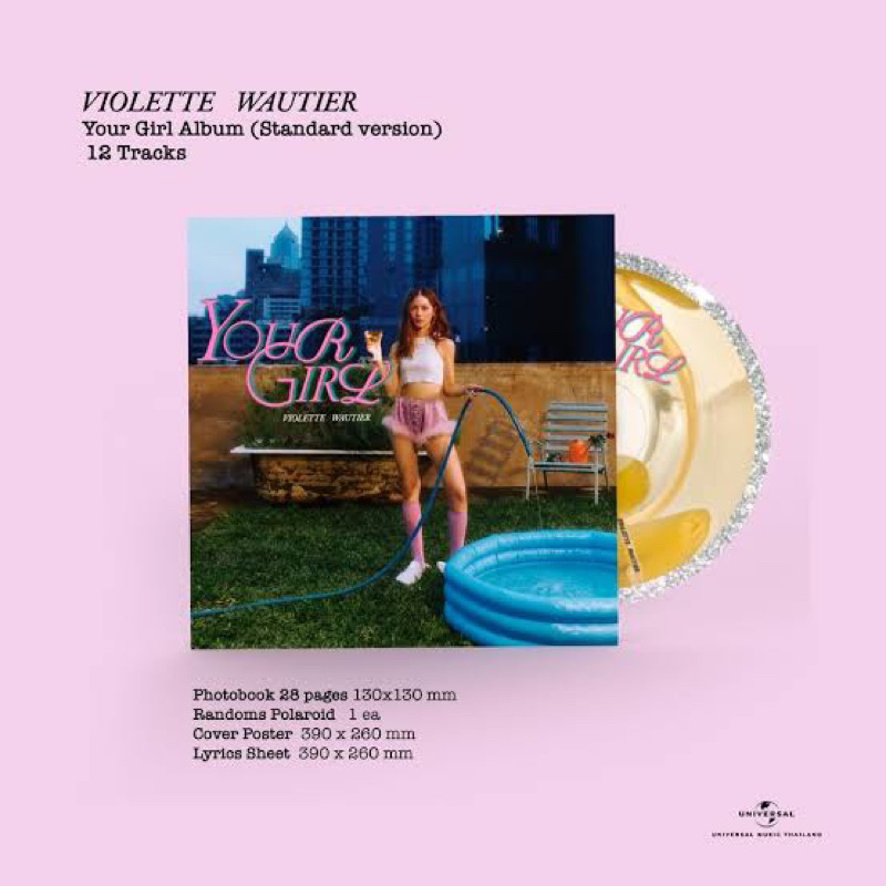 Audio CD Violette Wautier “วิโอเลต วอเทียร์” album Your Girl