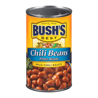 Bushs Best Chili Beans Pinto Beans Bushs Best 454g ถั่ว ถั่วกระป๋อง ถั่วพร้อมทาน ถั่วอบซอส