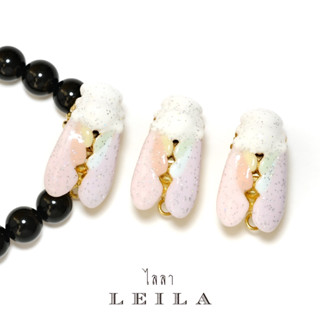 Leila Amulets แมลงภู่คำ ตาเพชร รุ่นบังเกิดทรัพย์ Baby Leila Collection สีพาสเทล (พร้อมกำไลหินฟรีตามรูป)