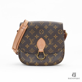 LV SAINT CLOUD PM BROWN MONOGRAM CANVAS GHW