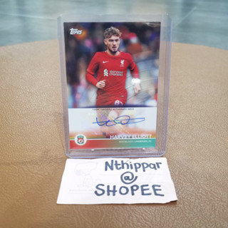 ขาย การ์ด Topps Liverpool Team Set Harvey Elliott 1st year Auto Autograph ลายเซ็น ลิเวอร์พูล การ์ดฟุตบอล การ์ดนักบอล EPL