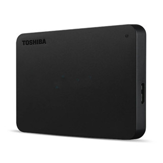 TOSHIBA 1 TB EXT HDD 2.5 CANVIO BASICS (BLACK, HDTB410AK3AA) พื้นที่จัดเก็บความจุสูงในตัวเครื่องขนาดกะทัดรัดสีดำด้าน ม