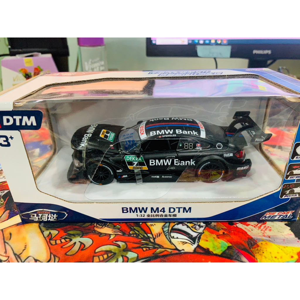 ProudNada Toys โมเดลรถแข่งเหล็กบีเอ็มดับเบิลยู RMZ HOBBY BMW M4 DTM 1:32