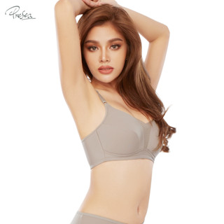 Presea บราไร้โครง รุ่น Twist Bra สีเทา (Gray) สีชมพูอ่อน (Soft Pink) MA1517