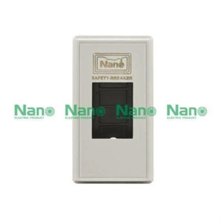 ยกลัง Nano 401 สีขาว กล่องเบรกเกอร์ พิมพ์ทอง  ขนาด3.9x12.3x6.6ซม.