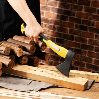 Deli ขวาน ขวานตัดไม้ ขวานเดินป่า ขนาด 600 800 กรัม ด้ามไฟเบอร์ จับถนัดมือ Fiber Handle Axes