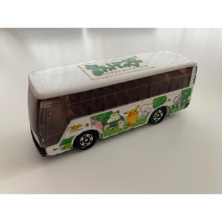 [มือสอง] รถเหล็กงานสะสม ปี 1988 Tomica Isuzu Super HI-Decker Bus ลาย POKEMON