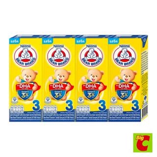 ตราหมี โพรเท็กซ์ชัน นมยูเอชที สูตร3 กลิ่นวานิลลา รสจืด 180 ม…