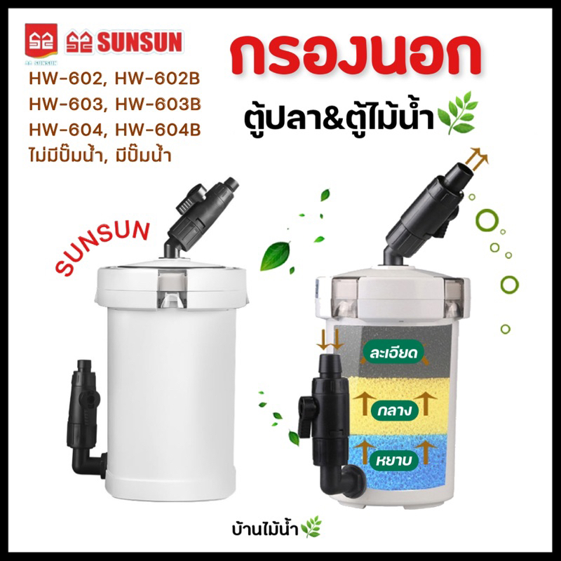 SUNSUN กรองนอก ซันซัน ตู้ปลา ตู้ไม้น้ำ รุ่นไม่มีปั๊ม HW-602/603/604 รุ่นมีปั๊ม HW-602B/603B/604B | บ้านไม้น้ำ

<p>“><center></p>
<h4></h4>
<p><p><font color=