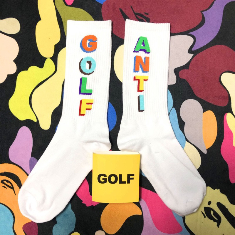 ถุงเท้าสเก็ต ถุงเท้าสตรีท GOLF ANTI พร้อมส่งในไทย
