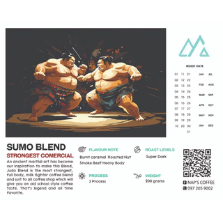 สินค้าขายดี🔥_เมล็ดกาแฟคั่วเข้มหอม เข้มไม่เปรี้ยวสู้นมสบาย_SumoStrongestComercial