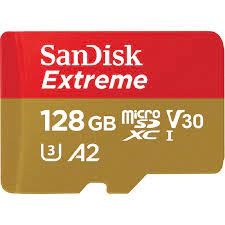 SD Card Me Adapter SanDisk EXTREME SDSQXA1-128G-GN6AA (128GB/ Class 10/ V30)