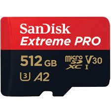 SanDisk Extreme Pro microSDXC, SQXCD 512GB