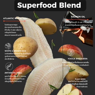 [8kg] DESERVE อาหารเม็ดสำหรับสุนัข Holistic Grain Free ลดคราบน้ำตา บำรุงกระดูก บำรุงขนสวย