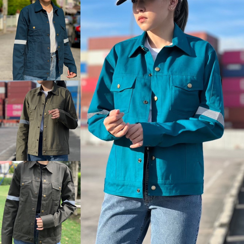 เสื้อช็อปแขนยาวผ้าเวสปอยท์