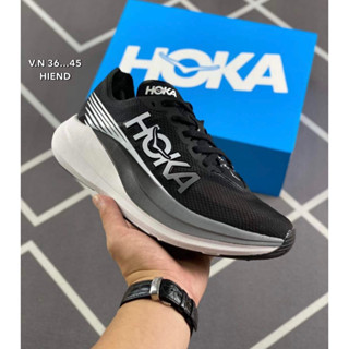 Hoka รองเท้าผ้าใบผูกเชือกพร้อมกล่อง