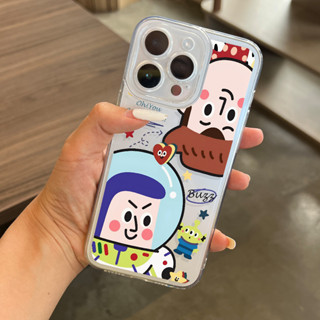 ❤️พร้อมส่งในประเทศไทย❤️เคสโทรศัพท์มือถือ กันรอยขีดข่วน ลายการ์ตูน Buzz Lightyear สําหรับ iPhone 14PM 13PM 12PM XSMax XR