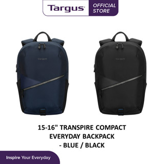 กระเป๋าเป้ใส่โน๊ตบุ๊คสำหรับขนาด 15-16 นิ้ว Targus Transpire™ Compact Everyday Black Iris (Blue) [TBB63202GL]