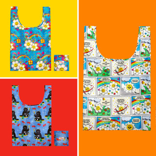 [NEW SS5] Wiggle Wiggle Reusable Picnic Bag (L) ถุงผ้ารักษ์โลก