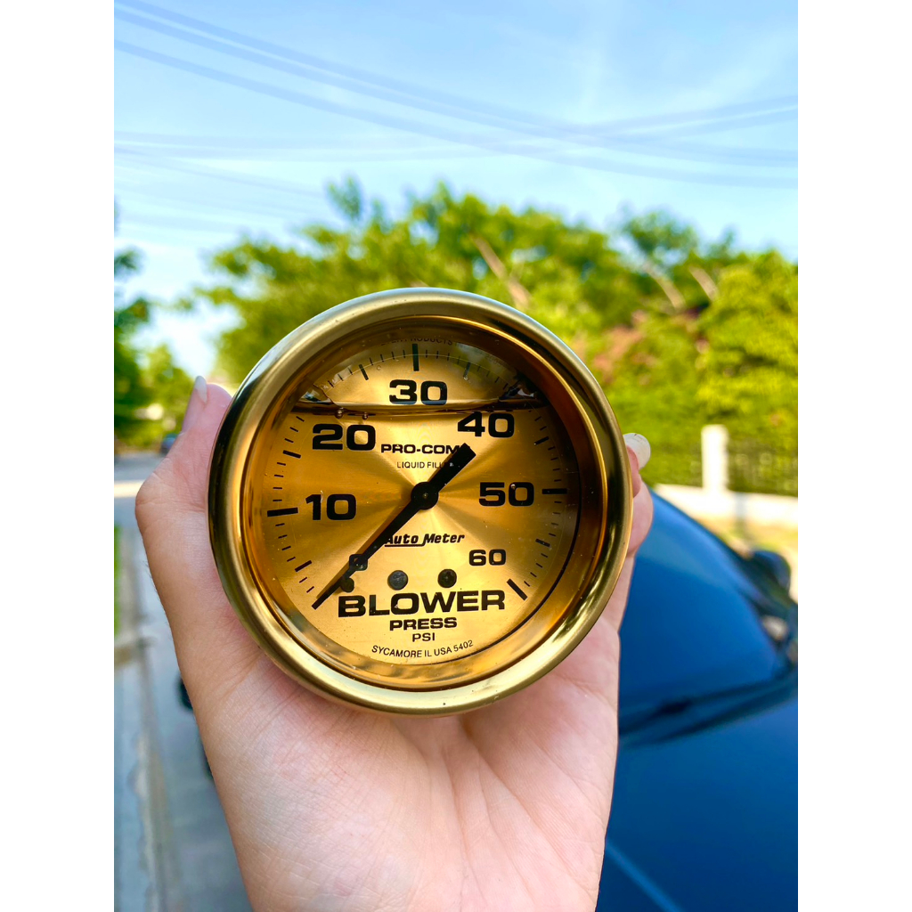วัดบูสLED5สีหน้าเงิน กดปุ่มเปลี่ยนสีได้ 35/60 pพร้อมขาแบบใหม่ สามทางหางปลา อุปกรณ์ครบพร้อมติดตั้ง