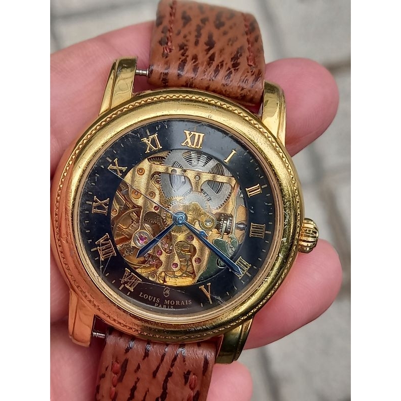 นาฬิกามือสอง louis morais แท้ ระบบออโต้ ลาน