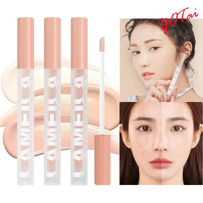 YOTAI ❤️LAMEILA❤️ คอนซิลเลอร์ Concealer ปกปิดขอบตาเรียบเนียนและบางเบา กันน้ํา ติดทนนาน แต่งหน้า ไม่หลุดง่าย