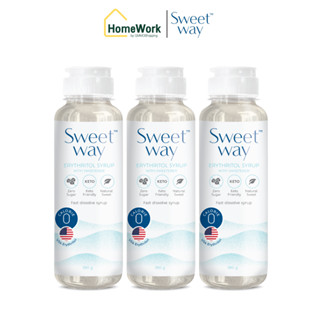 Sweetway Erythritol syrup 0 cal สวีทเวย์ น้ำเชื่อม อิริทริทอล 0 แคล X3 ขวด #127436