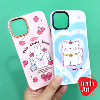 vivo V27 Y20/20s/12s Y21 Y22 เคสนิ่ม TPU กันเลนส์กล้องเงา ด้านหลังพิมพ์ลายการ์ตูนน่ารัก