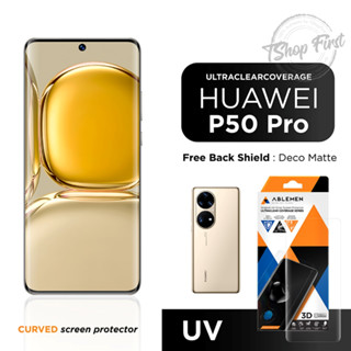 Ablemen UV Glue ฟิล์มกระจกนิรภัย Huawei P50 Pro