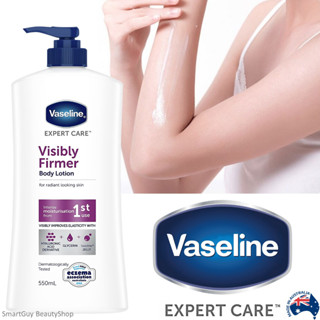 Vaseline Expert Care Visibly Firmer Body Lotion 550ml โลชั่นบำรุงผิวกายสูตรพิเศษจากวาสลีนสินค้านำเข้าจากต่างประเทศ