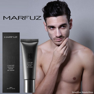 MARFUZ Men’s BB Comfort Seamliss Repair BB Cream บีบีครีมเนื้อบางเบาสำหรับผิวหน้าผู้ชายปกปิดเรียบเนียนแลดูเป็นธรรมชาติ