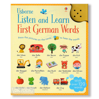 DKTODAY หนังสือ USBORNE LISTEN AND LEARN:FIRST GERMAN WORDS (AGE 2+) **หนังสือมีเสียง**