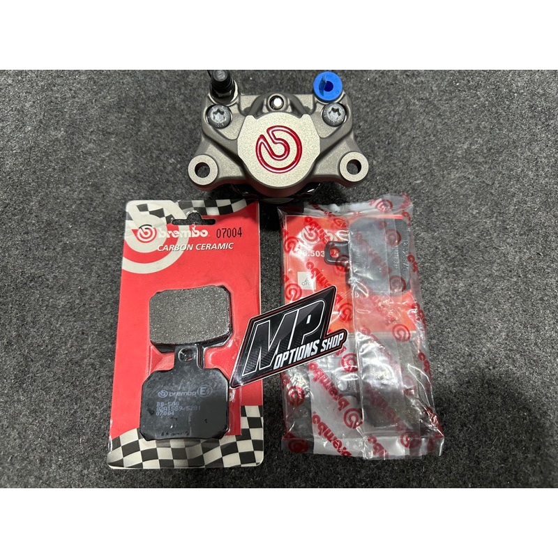 Brake System 1100 บาท MP ผ้าเบรคปั้มปักข้าง/ด้วง Bremboแท้ sinter/carbon ceramic Motorcycles