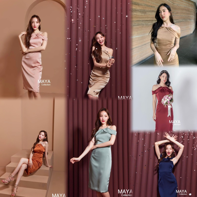 (G082)s-2xl ดรสสั้นออกงาน ชุดเดรส ชุดเพื่อนเจ้าสาว เดรสออกงานสายเพชรใส่ได้ 2 แบบ ใส่ไปดินเนอร์ ปาร์ตี้