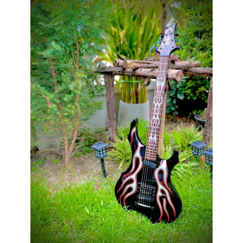 กีต้าร์LTD-GL600FBBlack-Flame