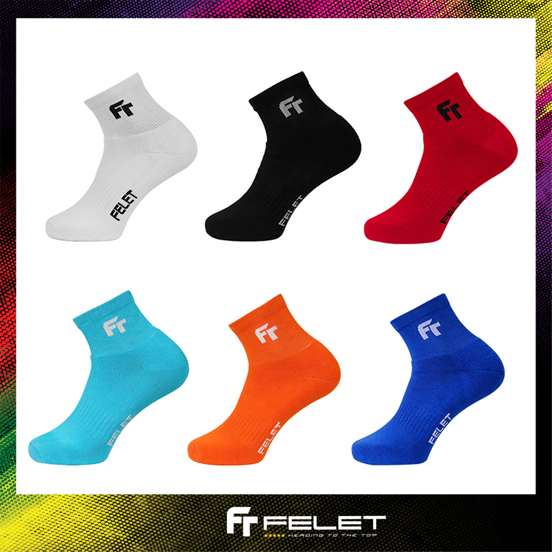 Badminton 190 บาท ถุงเท้า FELET รุ่น SOCK 509 (Tournament) กลาง Sports & Outdoors