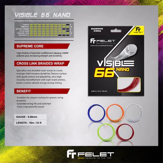 FELET สายเอ็นแบดมินตัน รุ่น VISIBLE66