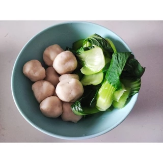 ลูกชิ้นปลาบุ๋ม ลูกชิ้นปลารักบี้ สูตรเยาวราชของแท้ ตรา มหาชัยฟู้ดส์ ขนาด 450 กรัม