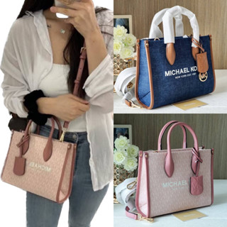 🎀 (สด-ผ่อน) กระเป๋าผ้า 9 นิ้ว 35F2G7ZC5C 35F2G7ZC1J MIRELLA SHOPPER LOGO TOTE XBODY