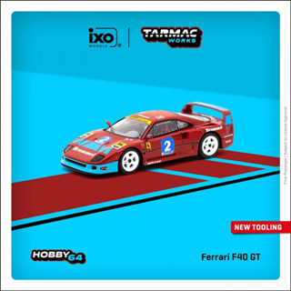 Tarmac Works T64-076-92IGT02 1/64 FERRARI F40 GT ITALIAN GT CHAMPIONSHIP 1992 DIECAST SCALE MODEL CAR