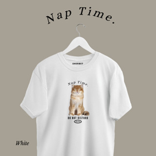 เสื้อยืดลาย nap time | sherbet teeshop