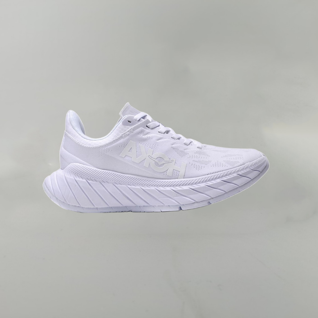 HOKA ONE ONE U ROCKET X2 Durable Breathable Low Top Running Shoe White