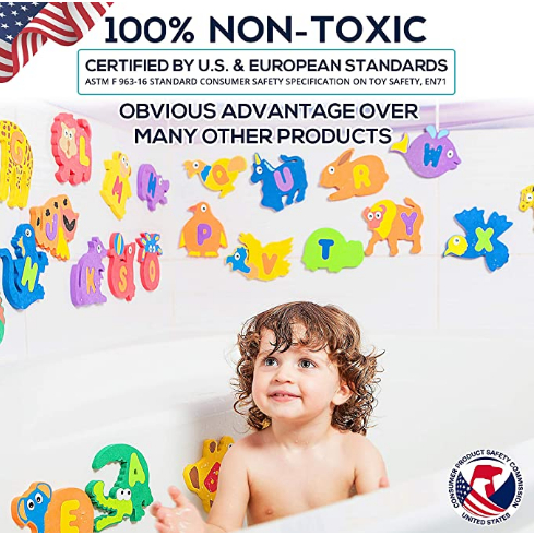 ABC Animals Bath Toy ของเล่นในน้ำเสริมพัฒนาการ