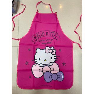 ผ้ากันเปื้อน ลายคิตตี้ Hello kitty